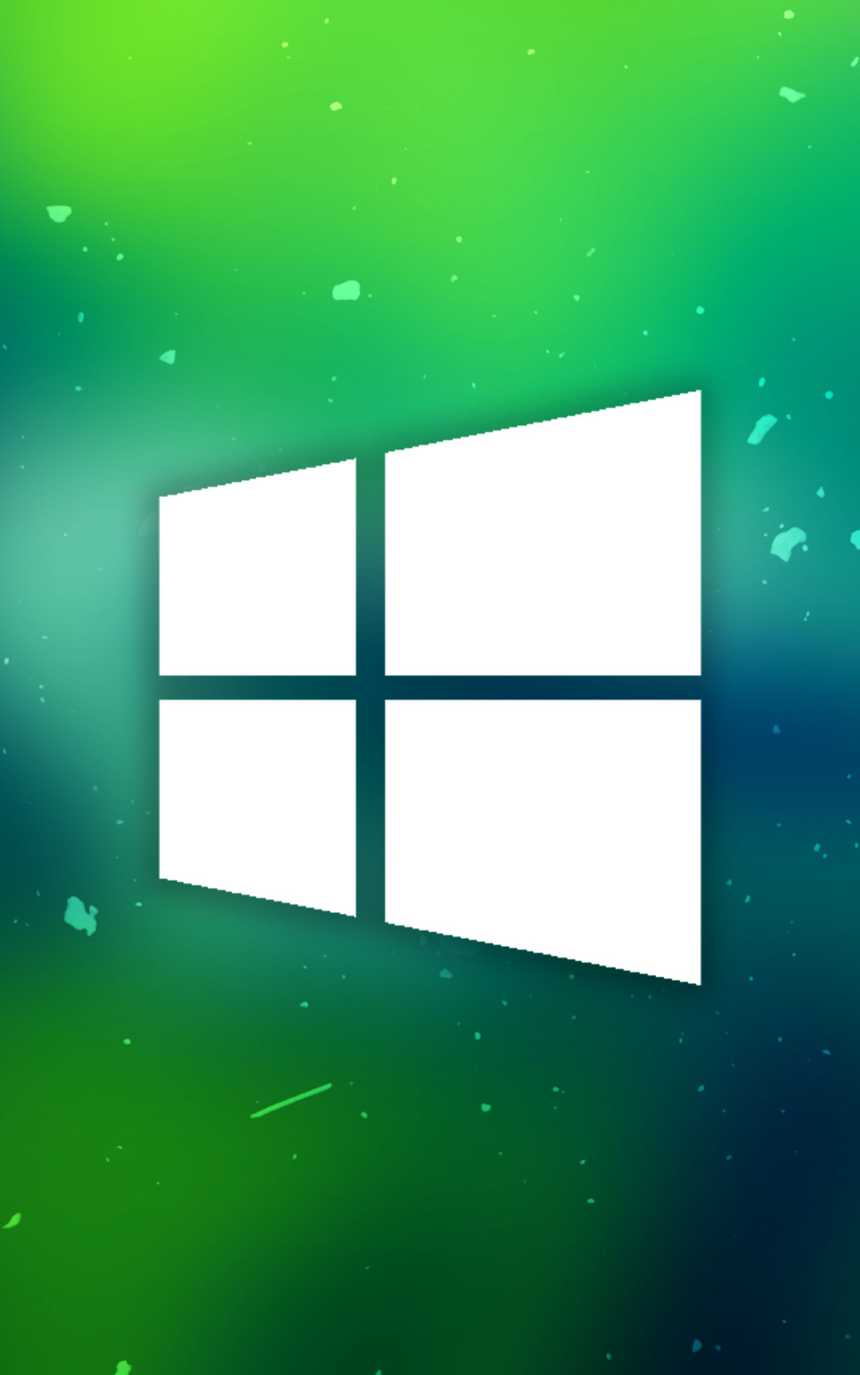 Скачать обои бесплатно Окна, Зеленый, Технологии, Windows 10 картинка на рабочий стол ПК