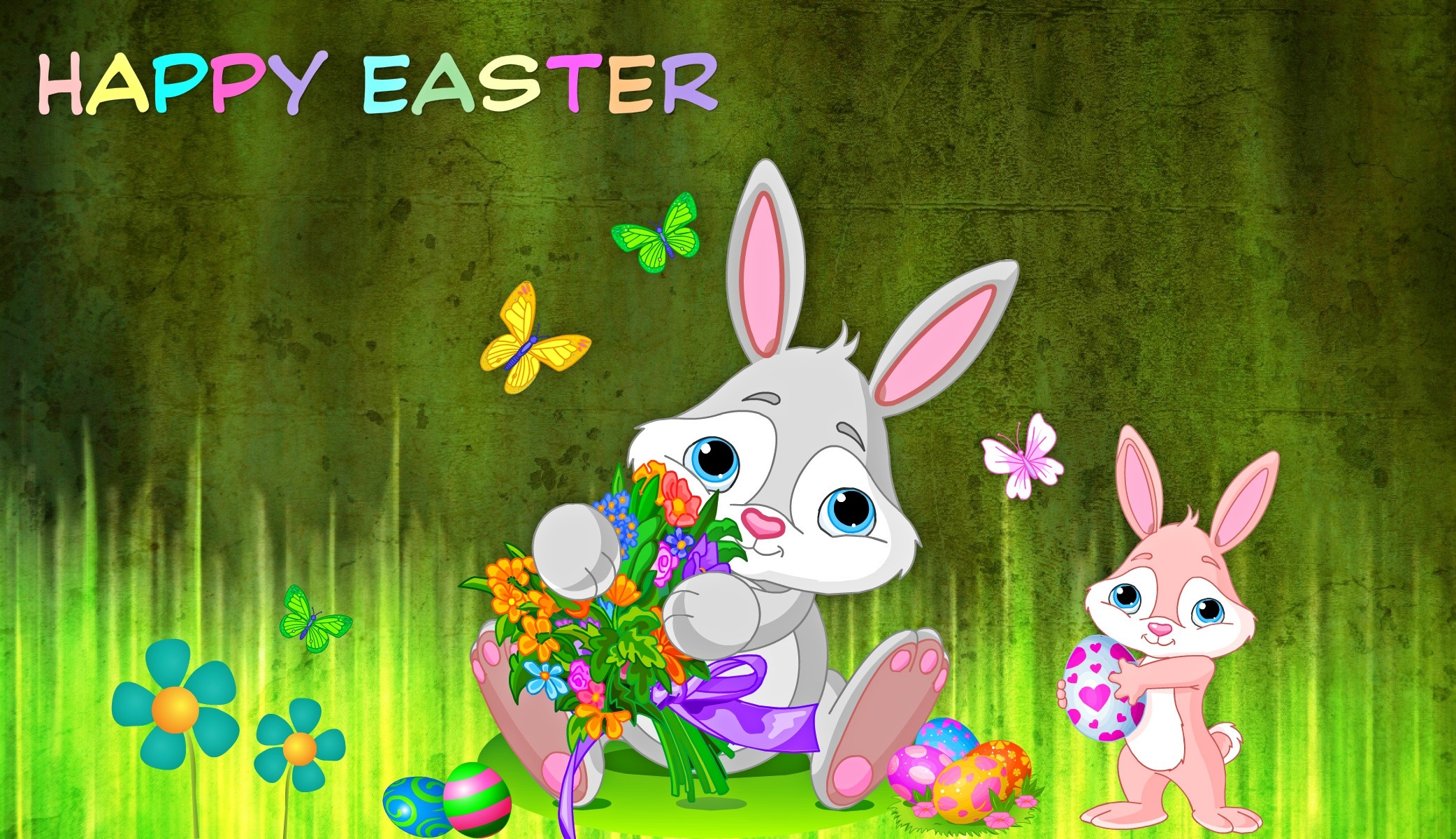 Скачать картинку Зеленый, Кролик, Яйцо, Праздничные, Пасхальный, Пасхальное Яйцо, Счастливой Пасхи в телефон бесплатно.