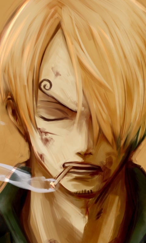 Download mobile wallpaper Anime, Pirate, One Piece, Sanji (One Piece), Cigarette for free.