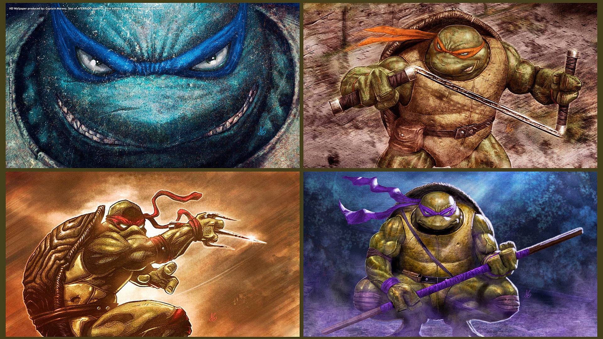 200036 baixar papel de parede história em quadrinhos, as tartarugas ninja: o retorno, donatello (tmnt), leonardo (tmnt), michelangelo (tmnt), rafael (tmnt) - protetores de tela e imagens gratuitamente