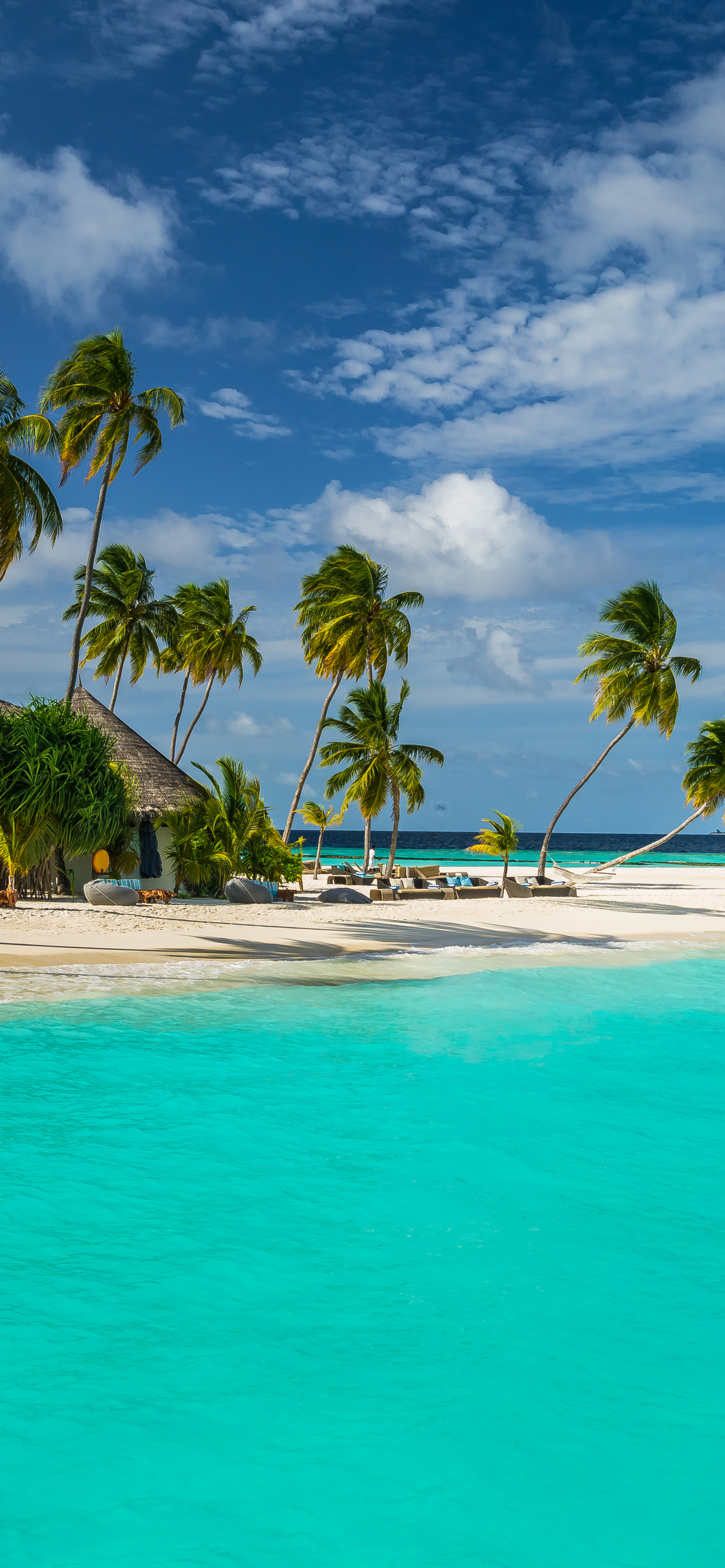 Download mobile wallpaper Sky, Sea, Tropics, Tropical, Resort, Photography, Maldives, Seaside, Palm Tree, Constance Halaveli Resort for free.