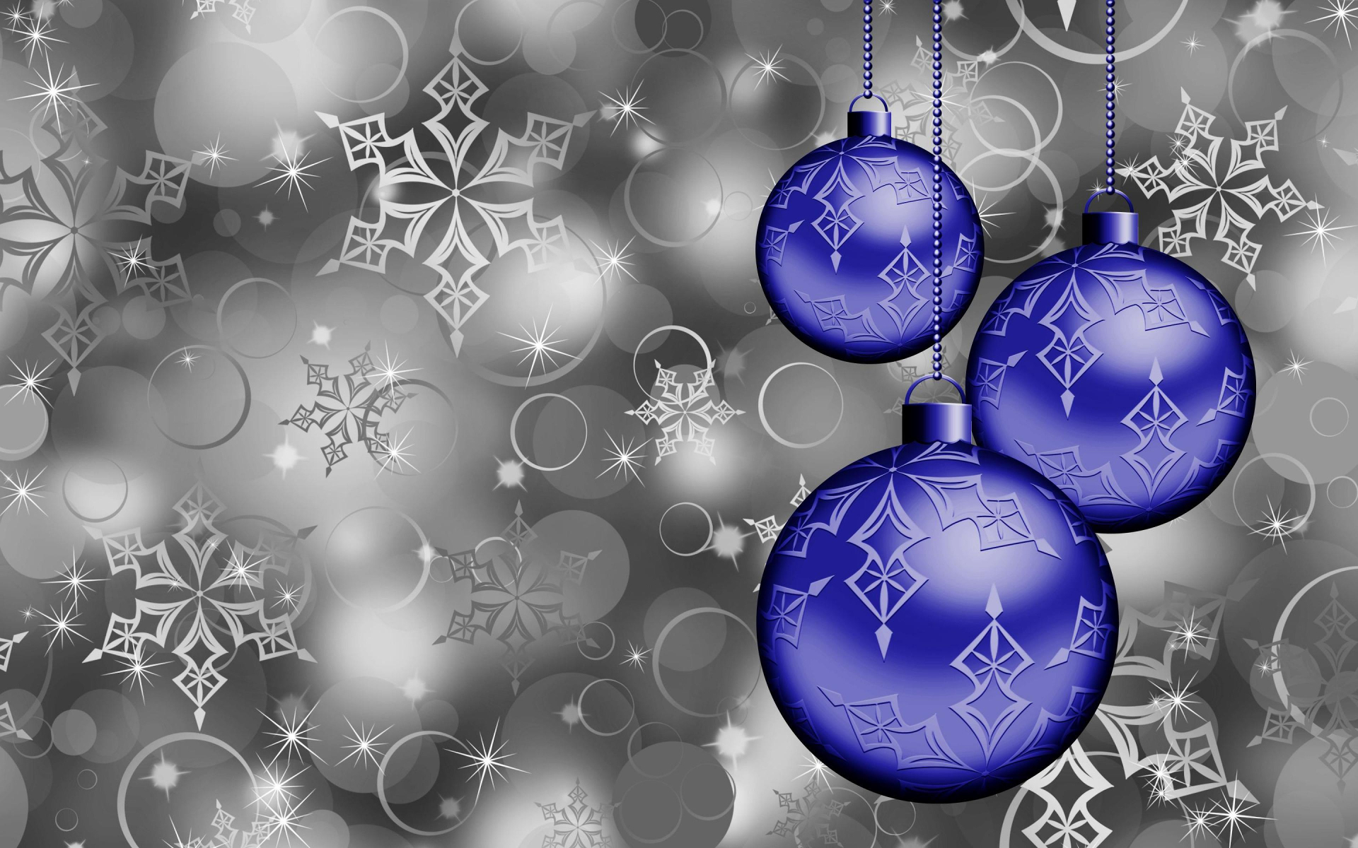 無料モバイル壁紙輝き, クリスマス, 青い, 銀, スノーフレーク, クリスマスオーナメント, ホリデーをダウンロードします。