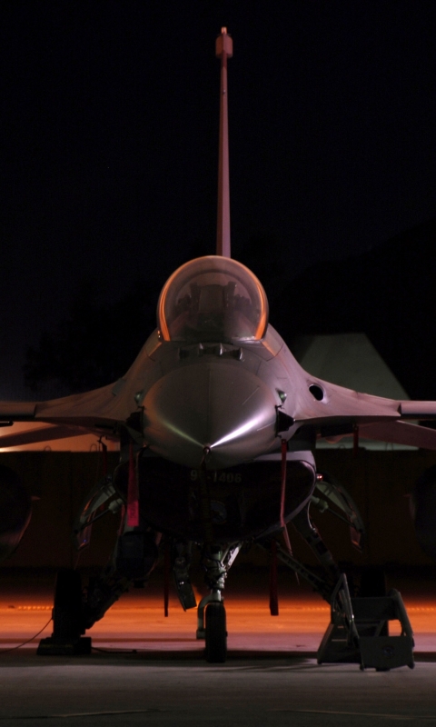 Скачать картинку Военные, General Dynamics F 16 Файтинг Фэлкон, Реактивные Истребители в телефон бесплатно.