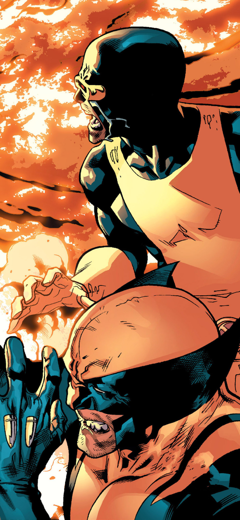 Download mobile wallpaper X Men, Wolverine, Comics, Cyclops (Marvel Comics), Logan James Howlett for free.