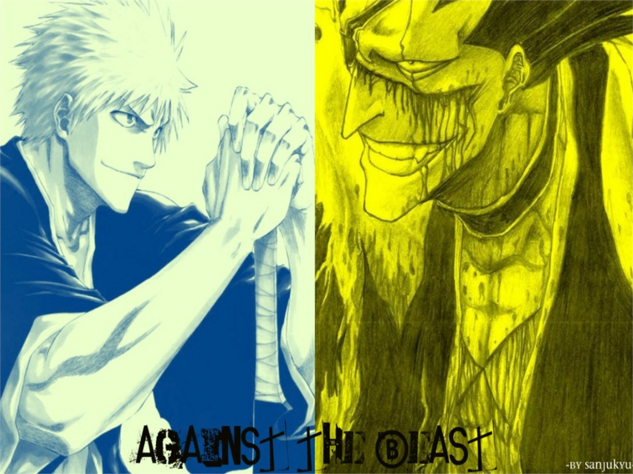 Baixar papel de parede para celular de Anime, Alvejante, Ichigo Kurosaki, Kenpachi Zaraki gratuito.