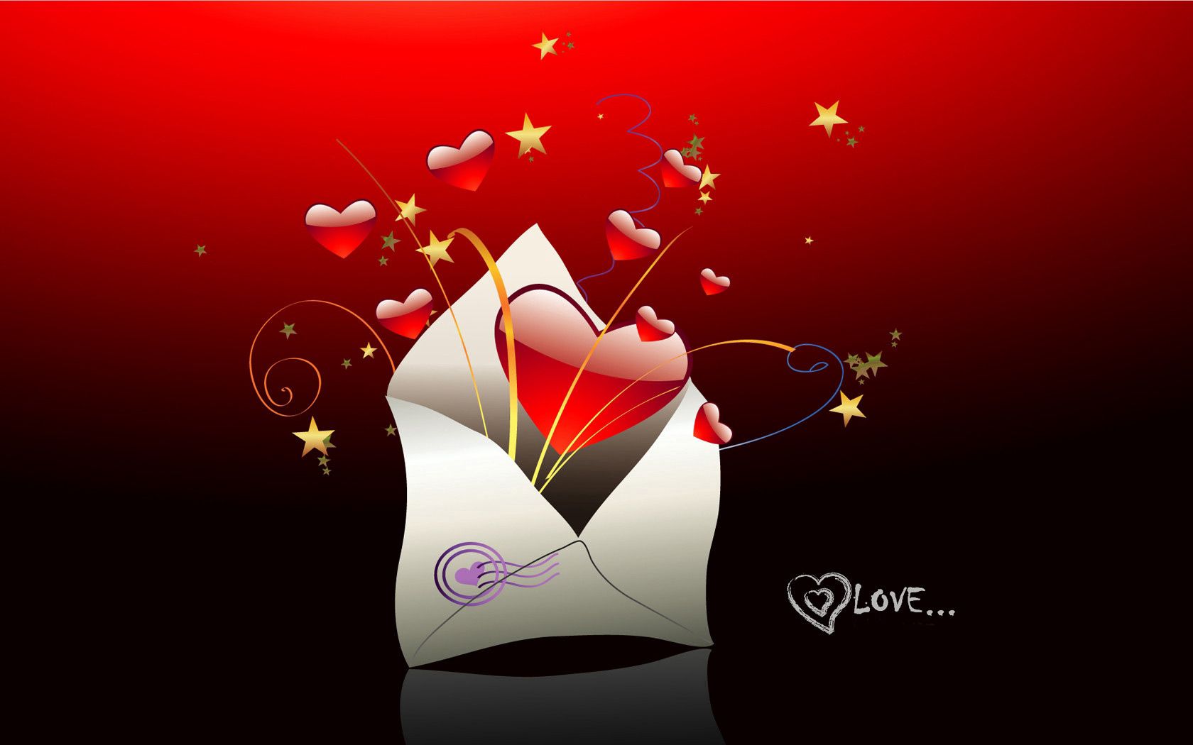 106402 завантажити шпалери любов, червоний, серце, конверт - заставки і картинки безкоштовно
