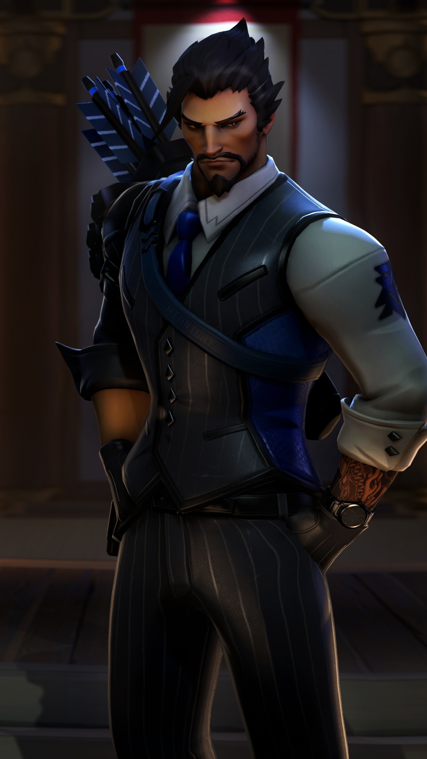 Download mobile wallpaper Overwatch, Video Game, Hanzo (Overwatch) for free.