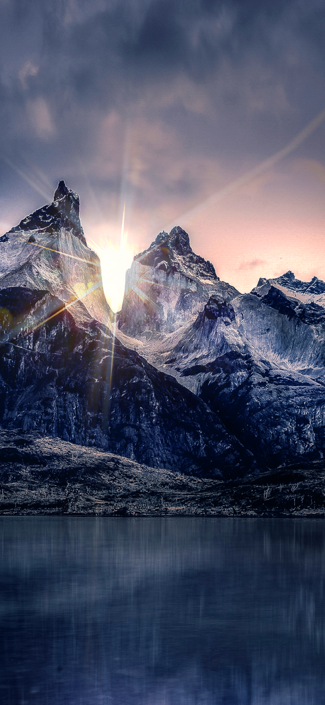 Download mobile wallpaper Mountains, Sunrise, Earth, Torres Del Paine for free.
