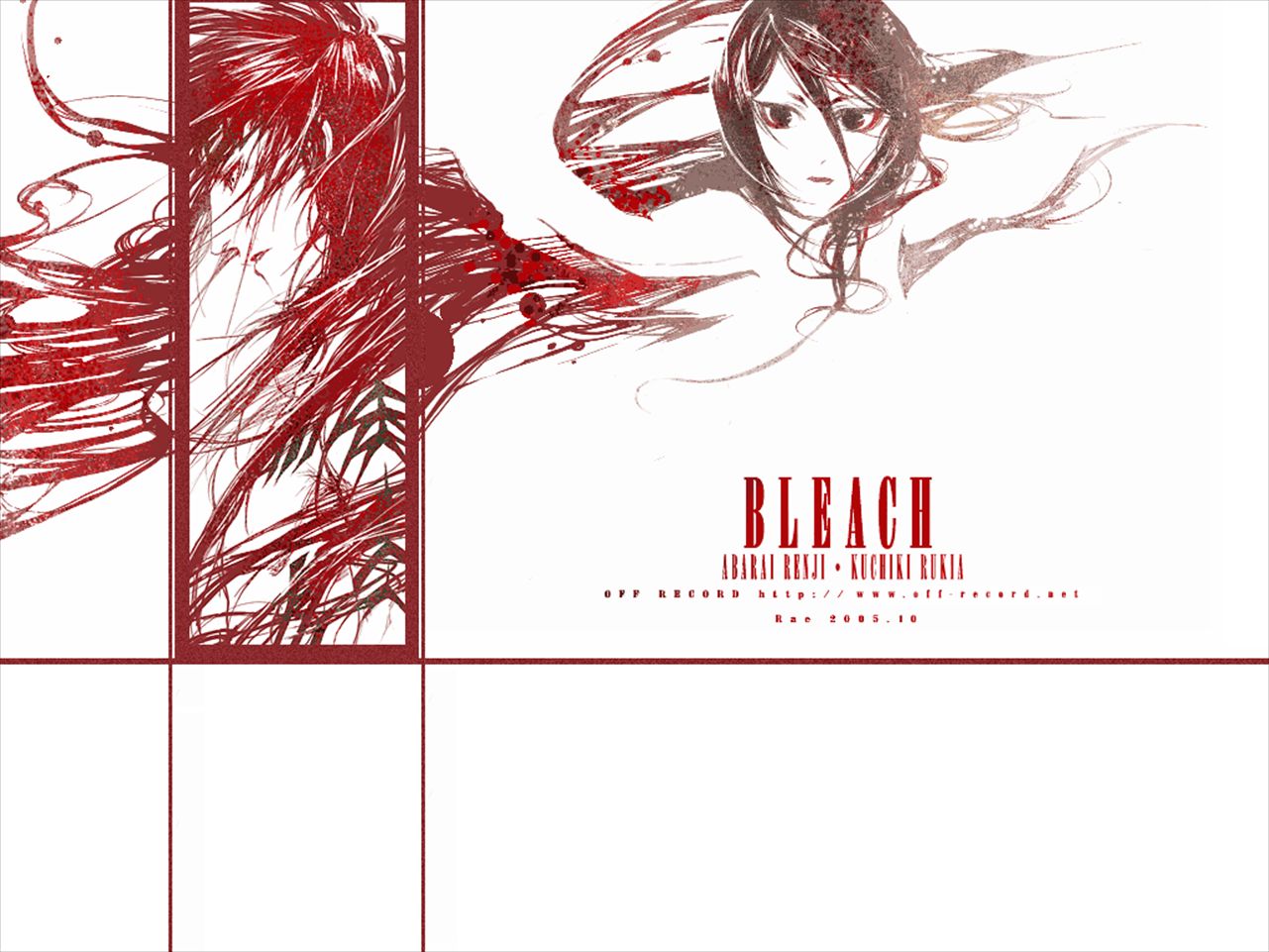 Download mobile wallpaper Anime, Bleach, Rukia Kuchiki, Renji Abarai for free.