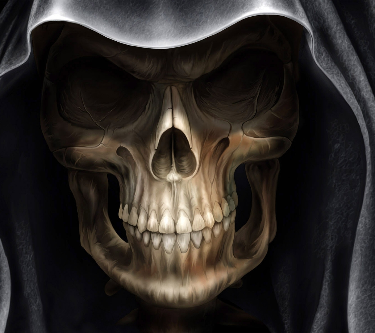 Download mobile wallpaper Death, Dark, Skull, Grim Reaper for free.