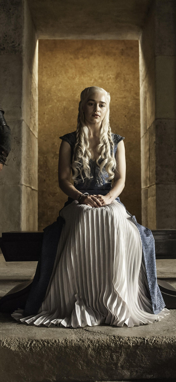 Download mobile wallpaper Game Of Thrones, Tv Show, Daenerys Targaryen, Emilia Clarke for free.