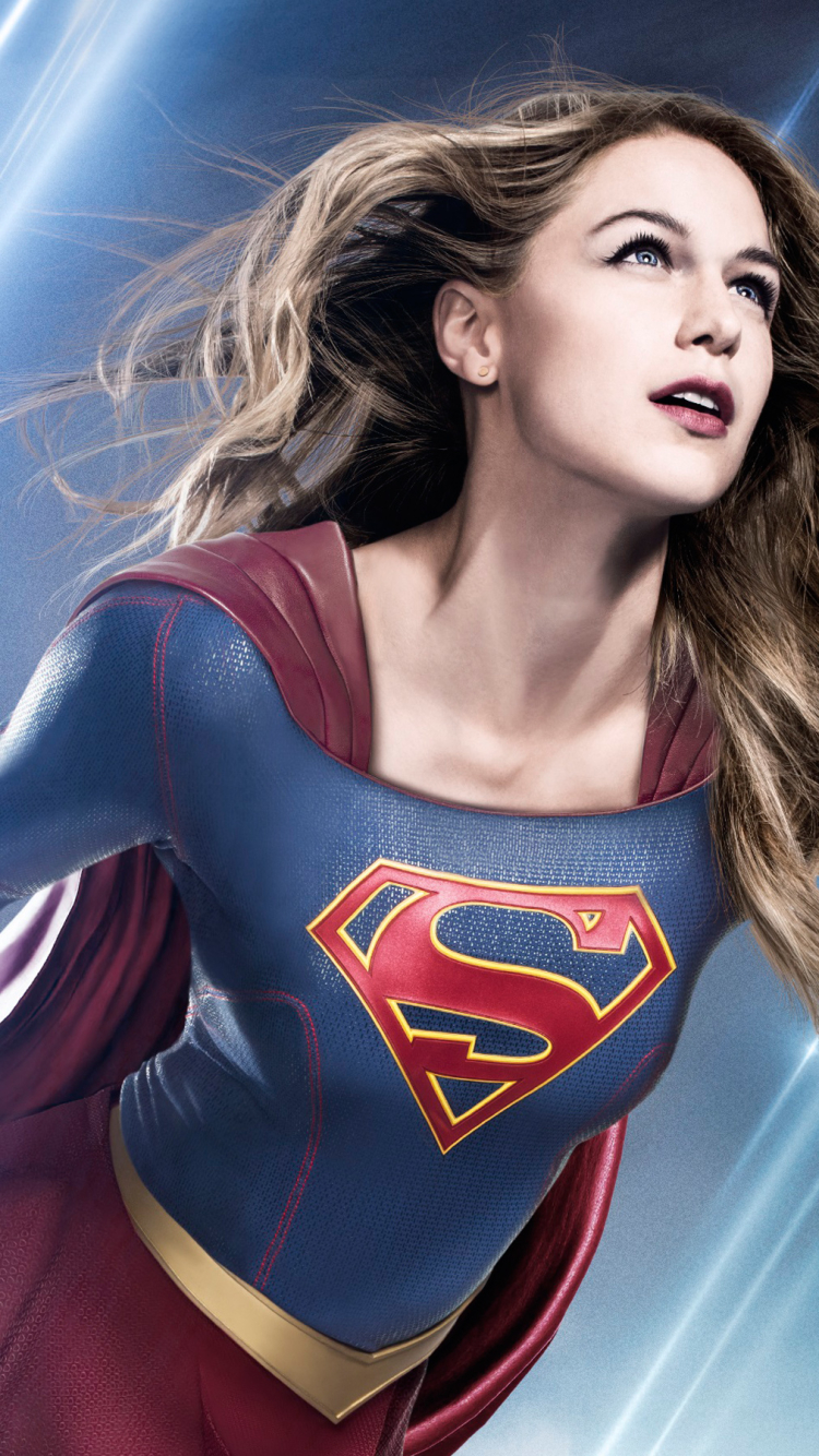 Handy-Wallpaper Fernsehserien, Übermensch, Supergirl, Melissa Benoist kostenlos herunterladen.