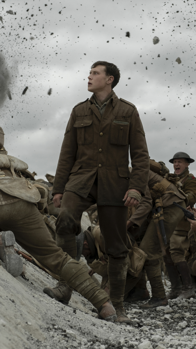 Download mobile wallpaper Movie, George Mackay, 1917 (Movie), 1917 for free.
