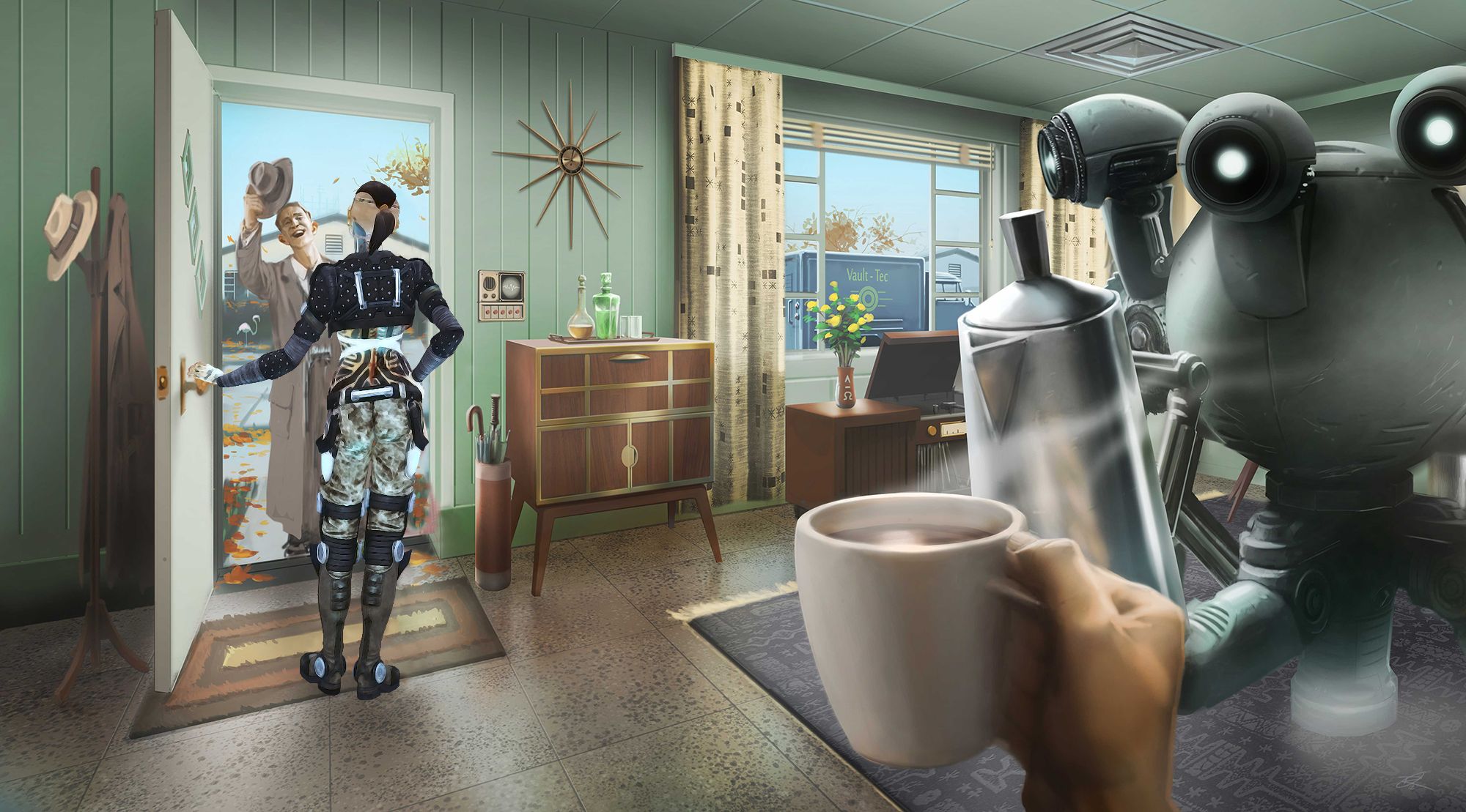 Téléchargez gratuitement l'image Croisement, Jeux Vidéo, Effet De Masse, Jack (Mass Effect), Fallout 4 sur le bureau de votre PC