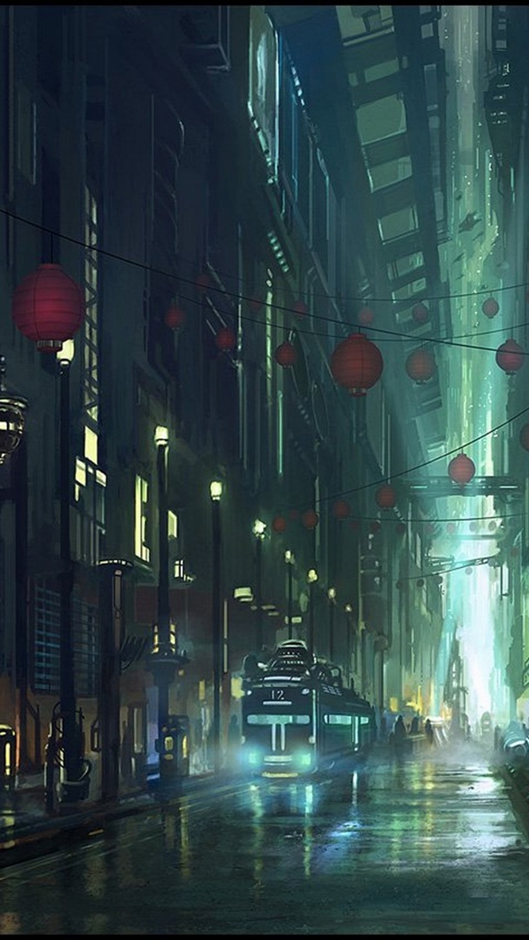 Download mobile wallpaper City, Cyberpunk, Sci Fi for free.