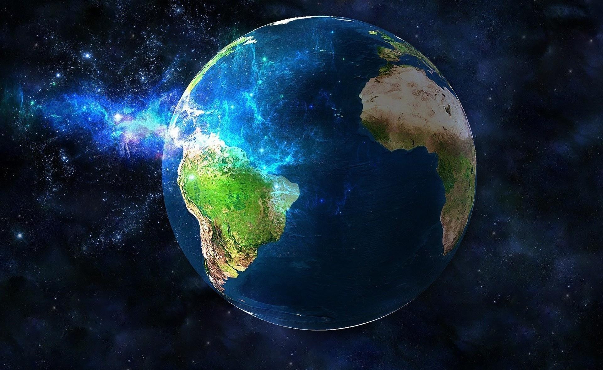 Free download wallpaper Land, Universe, Earth, Planet, Nebula on your PC desktop
