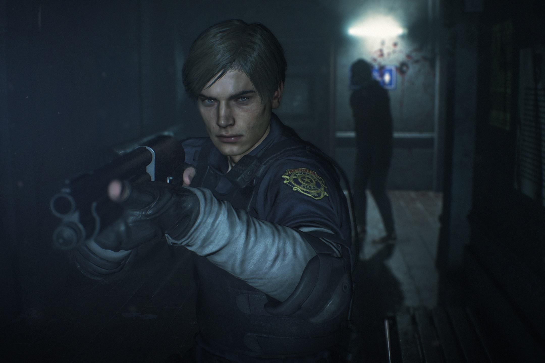 Laden Sie das Resident Evil, Computerspiele, Leon S Kennedy, Resident Evil 2 (2019)-Bild kostenlos auf Ihren PC-Desktop herunter