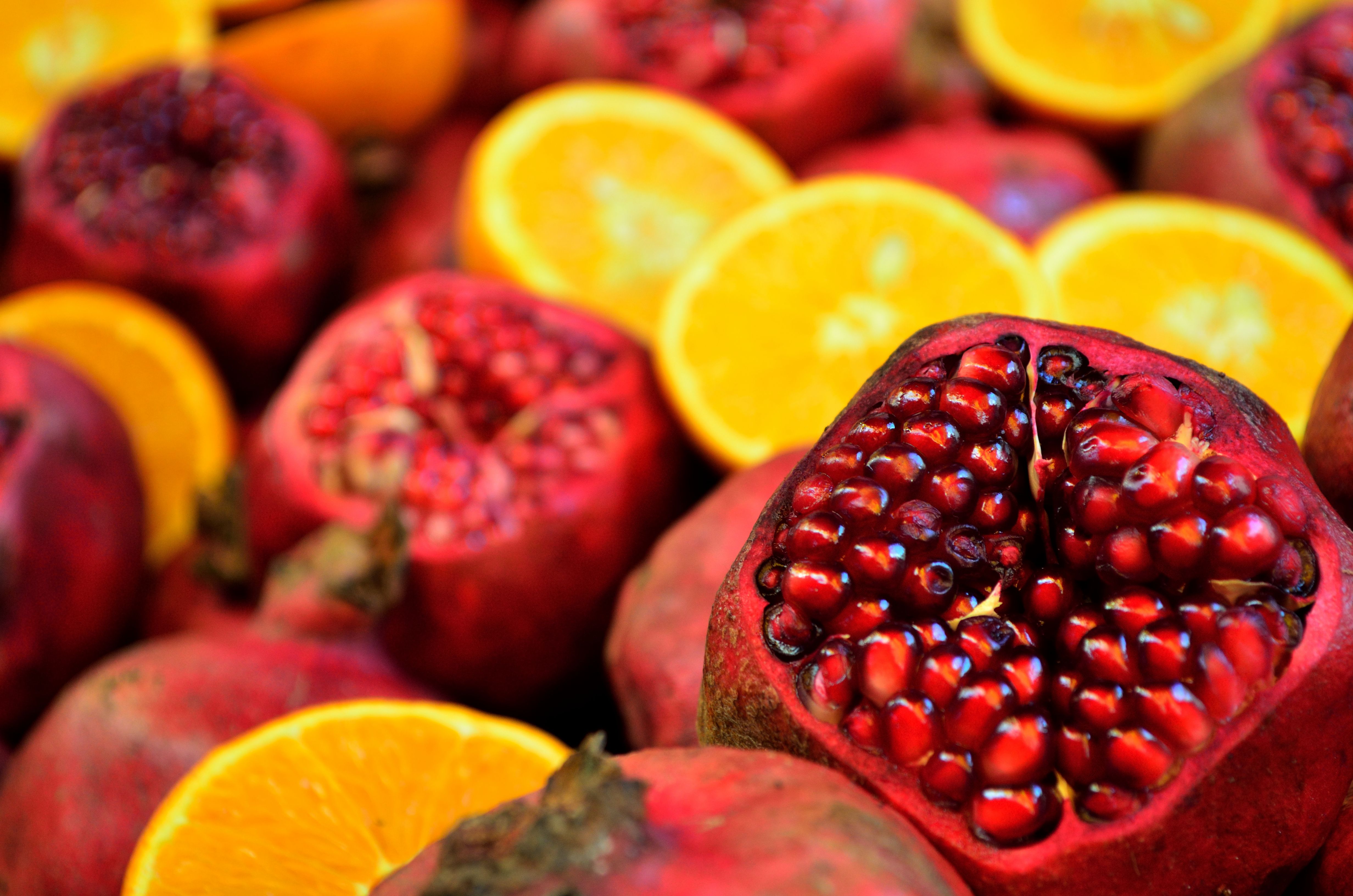 Descarga gratis la imagen Frutas, Granada, Alimento en el escritorio de tu PC