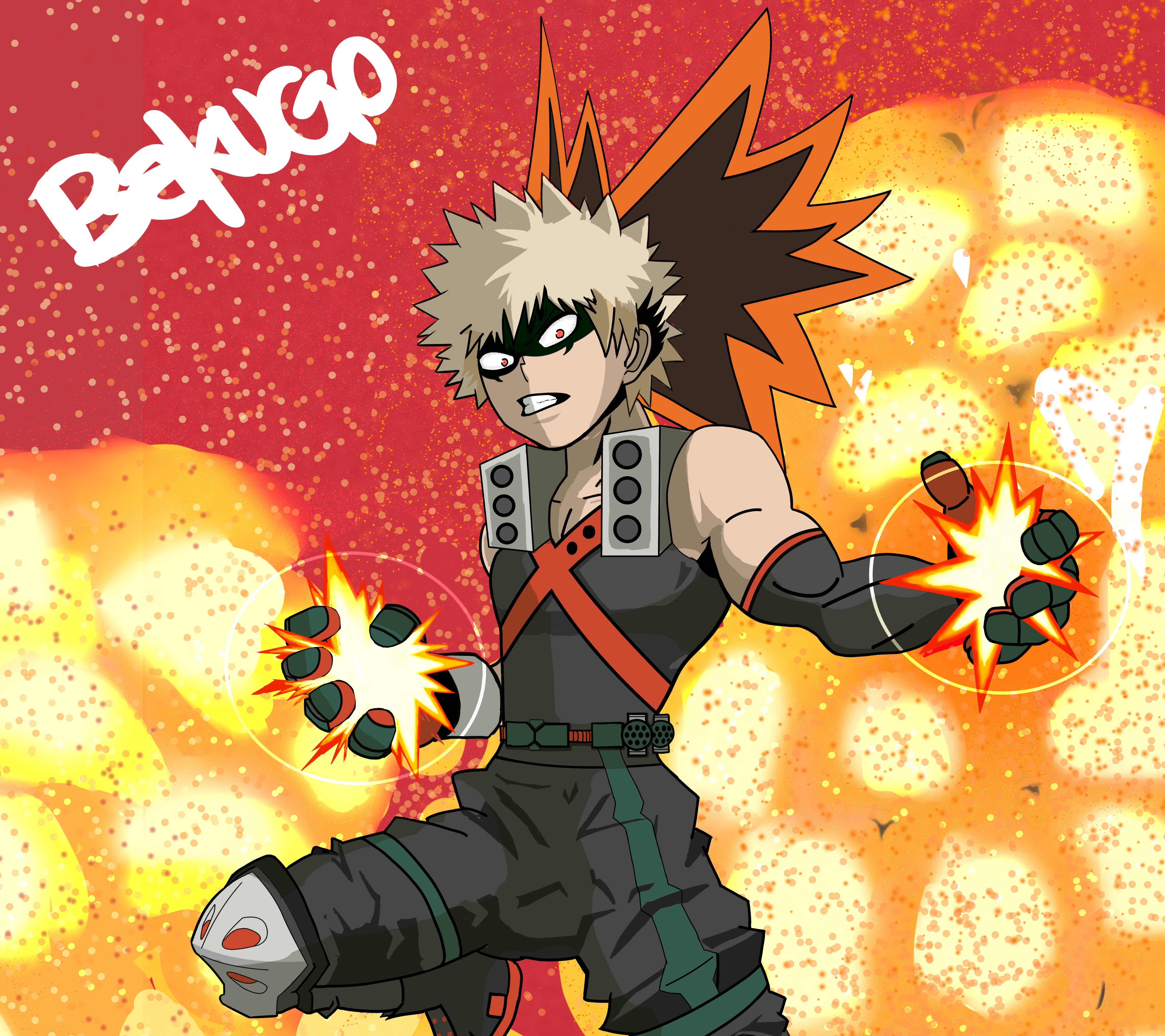 Téléchargez des papiers peints mobile Animé, Katsuki Bakugou, My Hero Academia gratuitement.