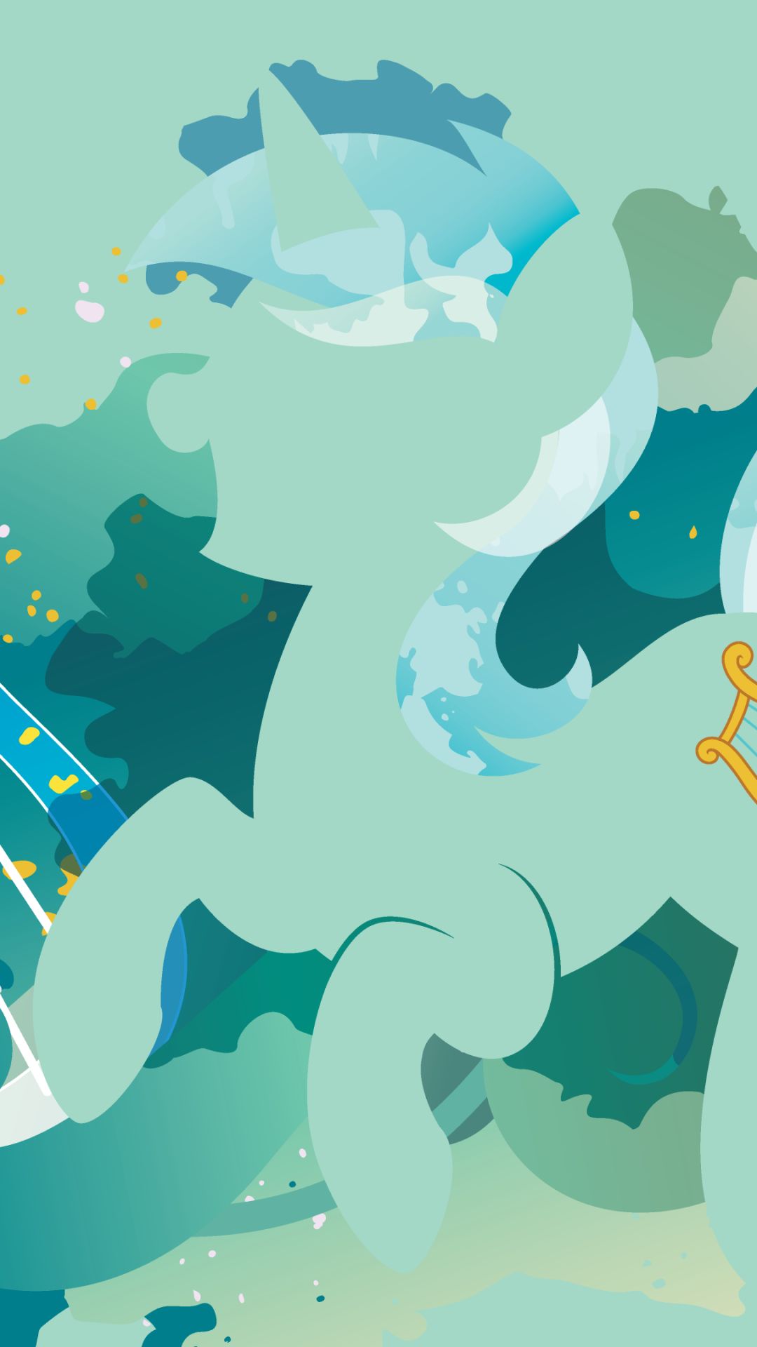 Descarga gratuita de fondo de pantalla para móvil de Mi Pequeño Pony, Minimalista, Series De Televisión, My Little Pony: La Magia De La Amistad, Lyra Heartstrings.