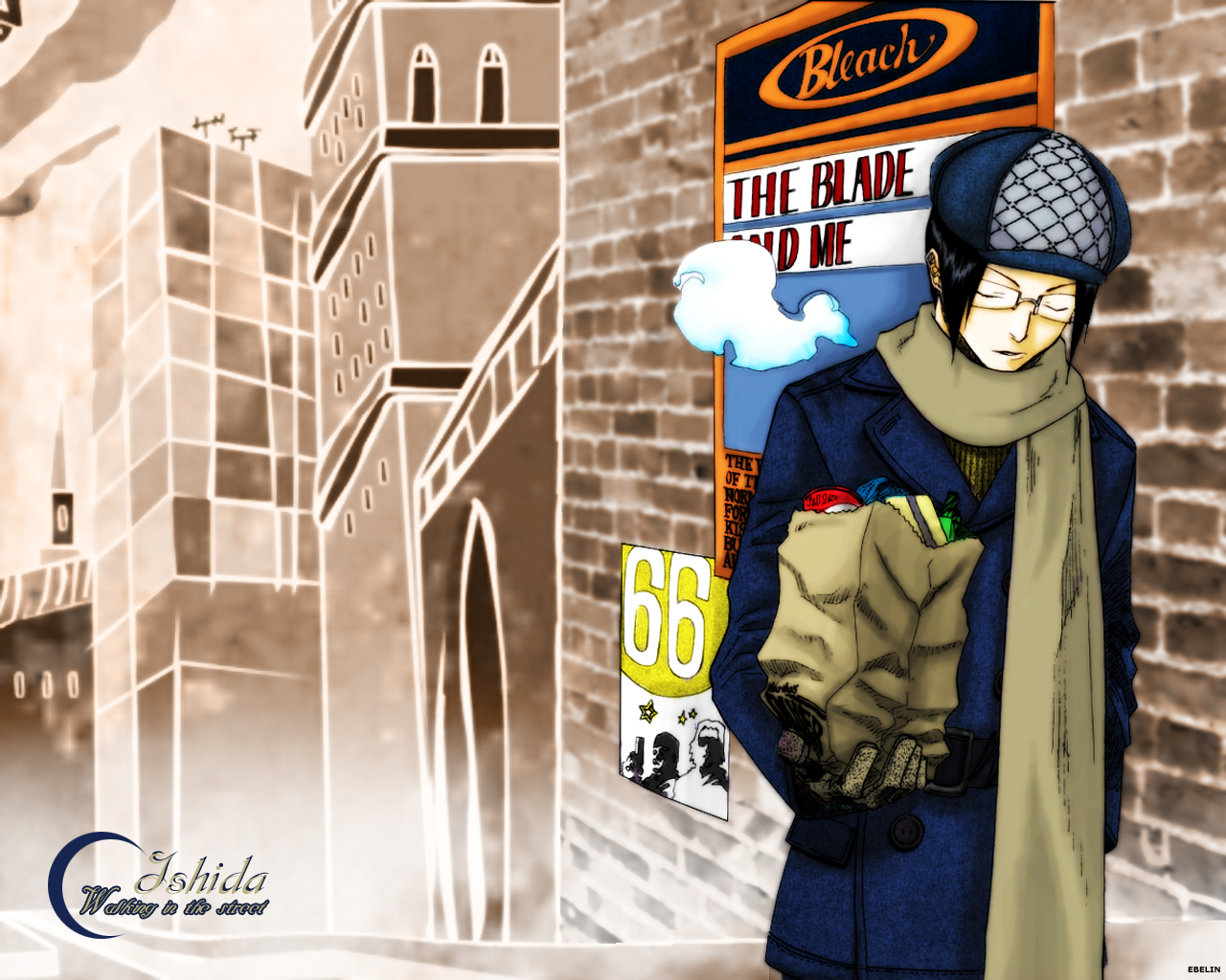 Handy-Wallpaper Bleach, Animes, Uryu Ishida kostenlos herunterladen.