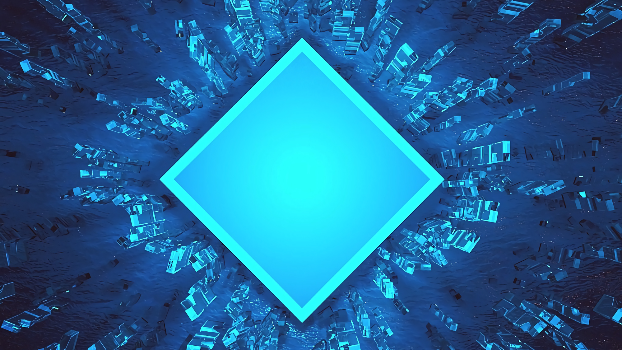 無料モバイル壁紙青い, 概要, ジオメトリ, 四角をダウンロードします。