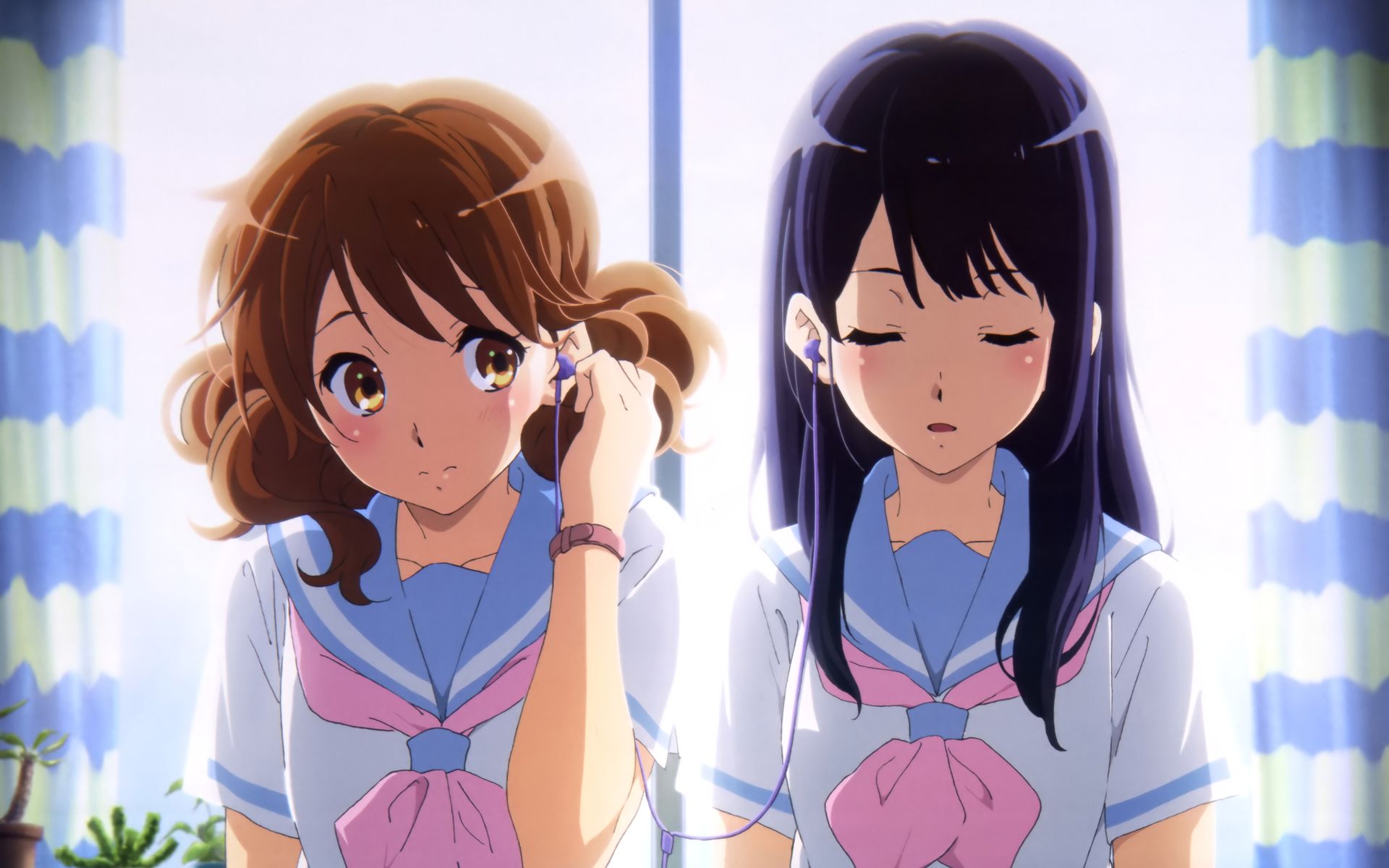 Download mobile wallpaper Anime, Kumiko Oumae, Reina Kousaka, Sound! Euphonium for free.