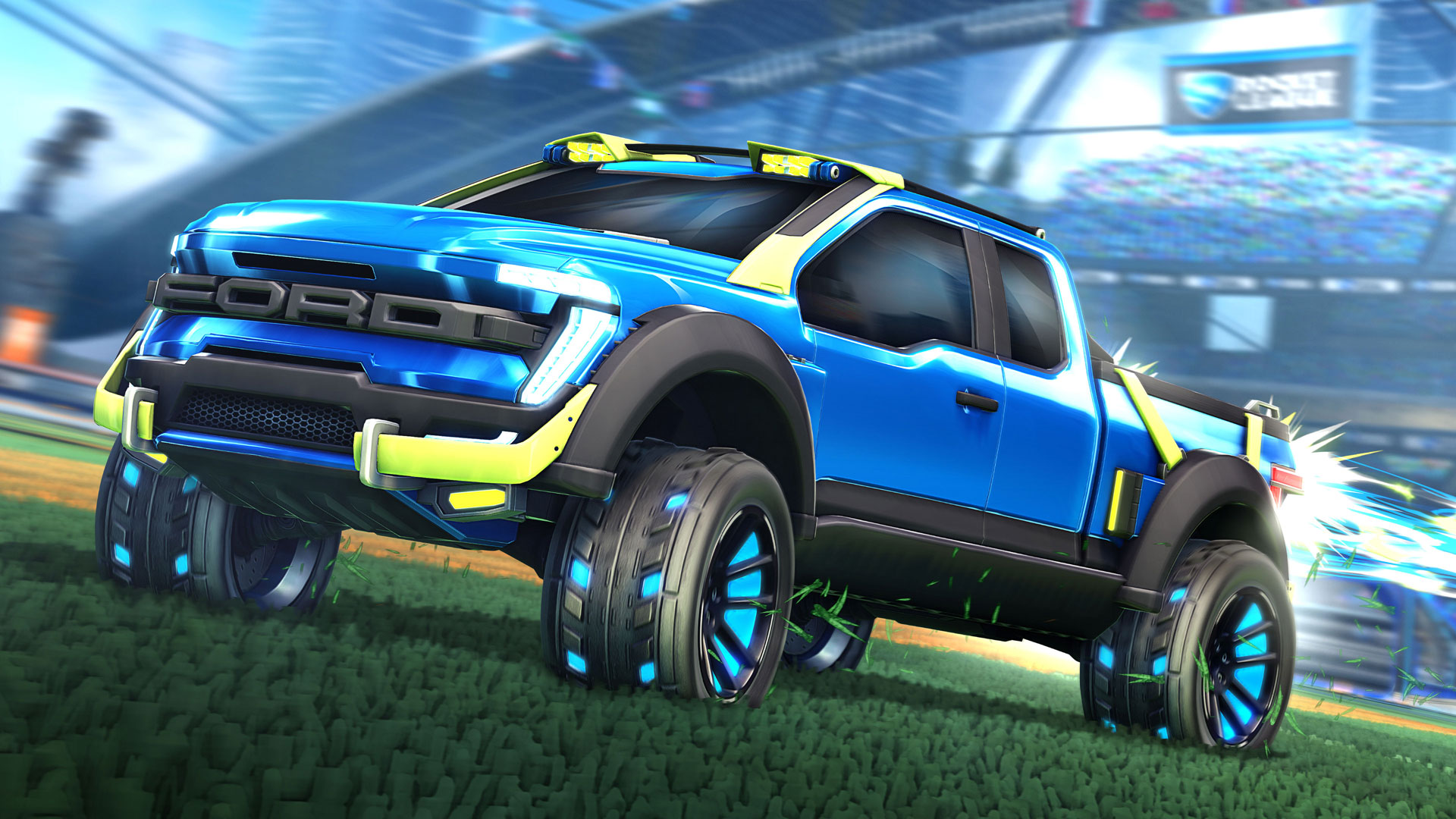Free download wallpaper Ford F 150, Video Game, Rocket League on your PC desktop