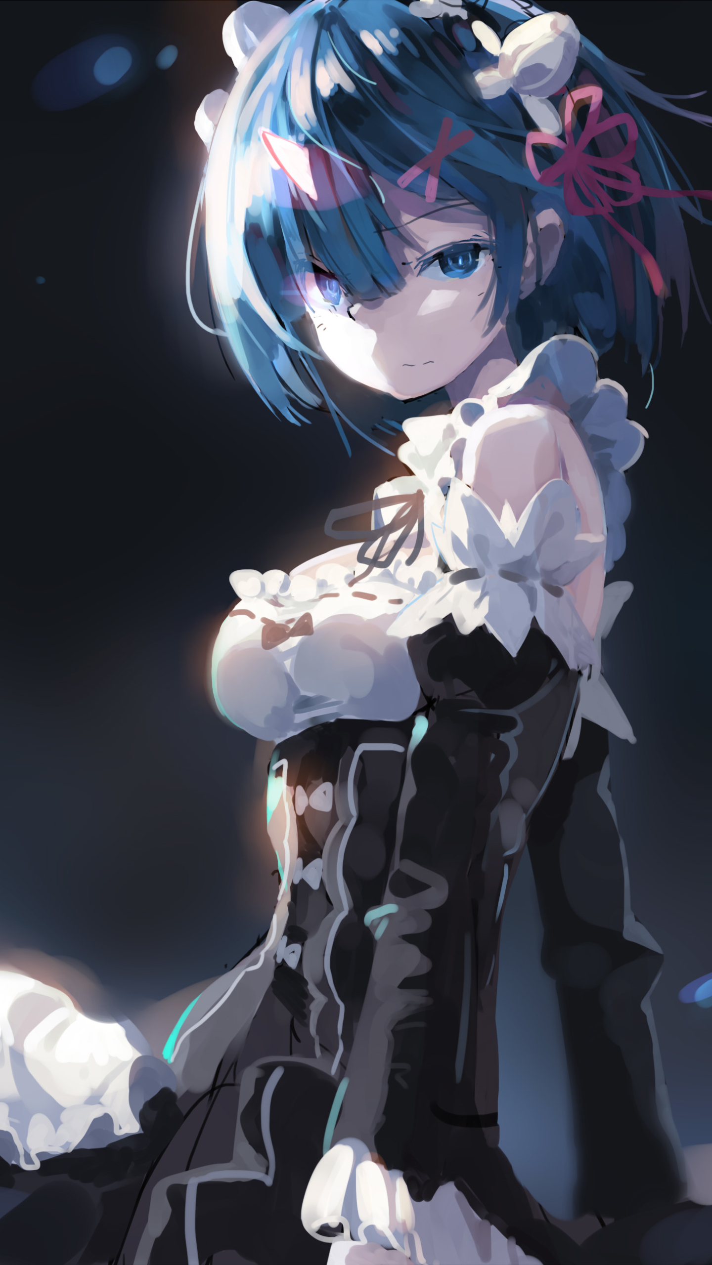 Handy-Wallpaper Animes, Re:zero Das Leben In Einer Anderen Welt Beginnen, Rem (Re: Null) kostenlos herunterladen.