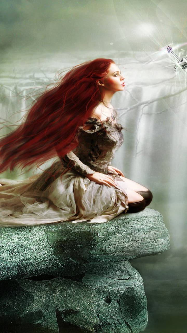 Download mobile wallpaper Magic, Fantasy, Witch, Sorceress for free.