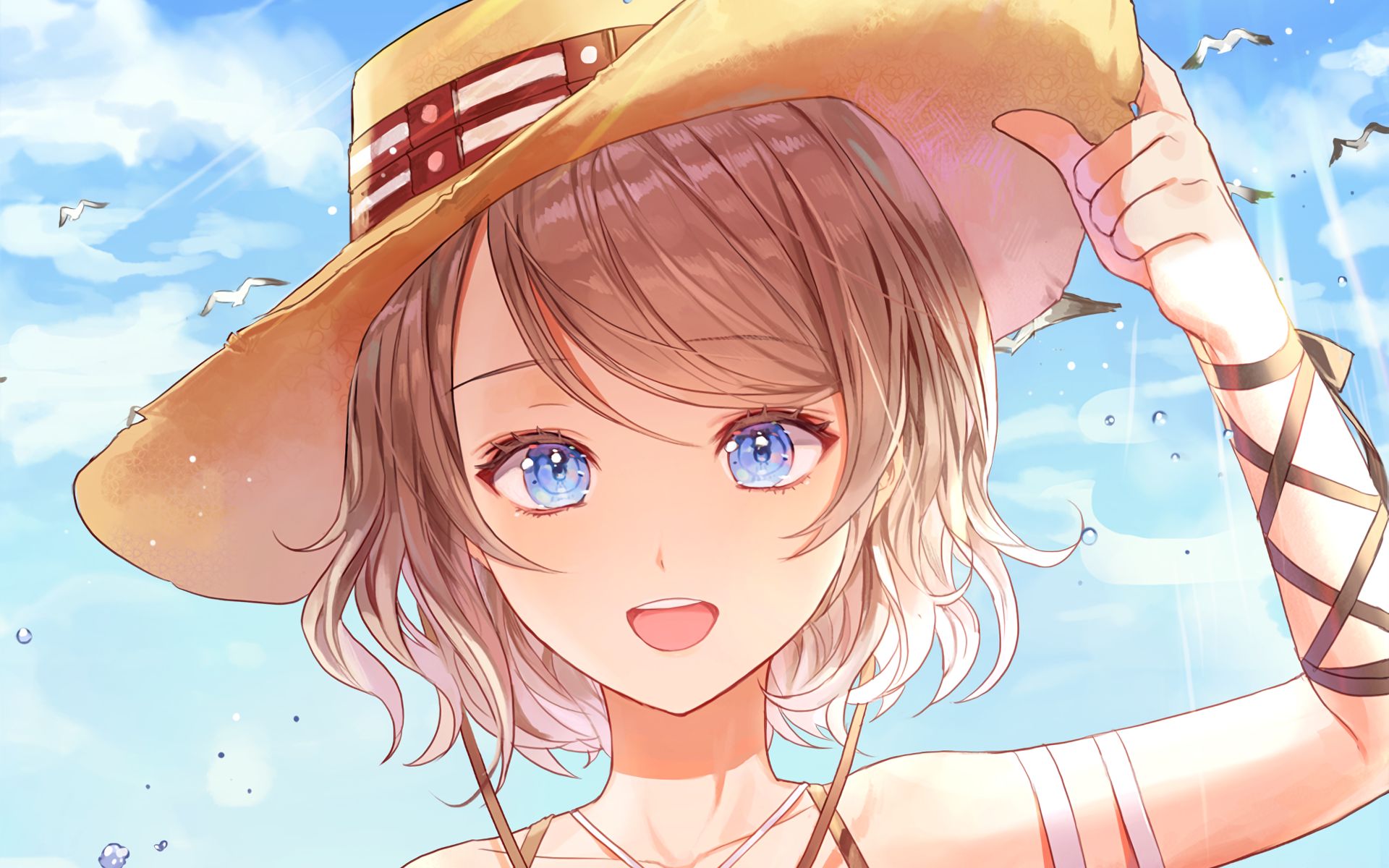 Laden Sie das Animes, Liebesleben!, Love Live! Sunshine!!, Du Watanabe-Bild kostenlos auf Ihren PC-Desktop herunter