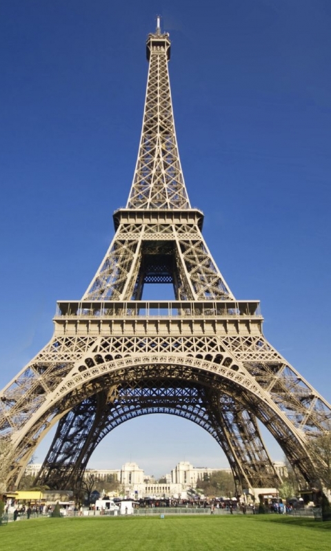 Download mobile wallpaper Paris, Eiffel Tower, Monuments, Man Made for free.