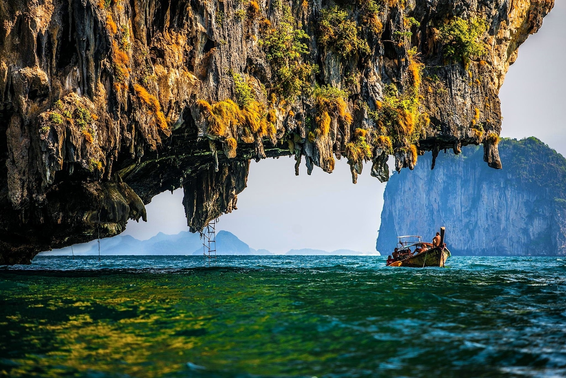 Free download wallpaper Sea, Ocean, Boat, Thailand, Vehicles on your PC desktop