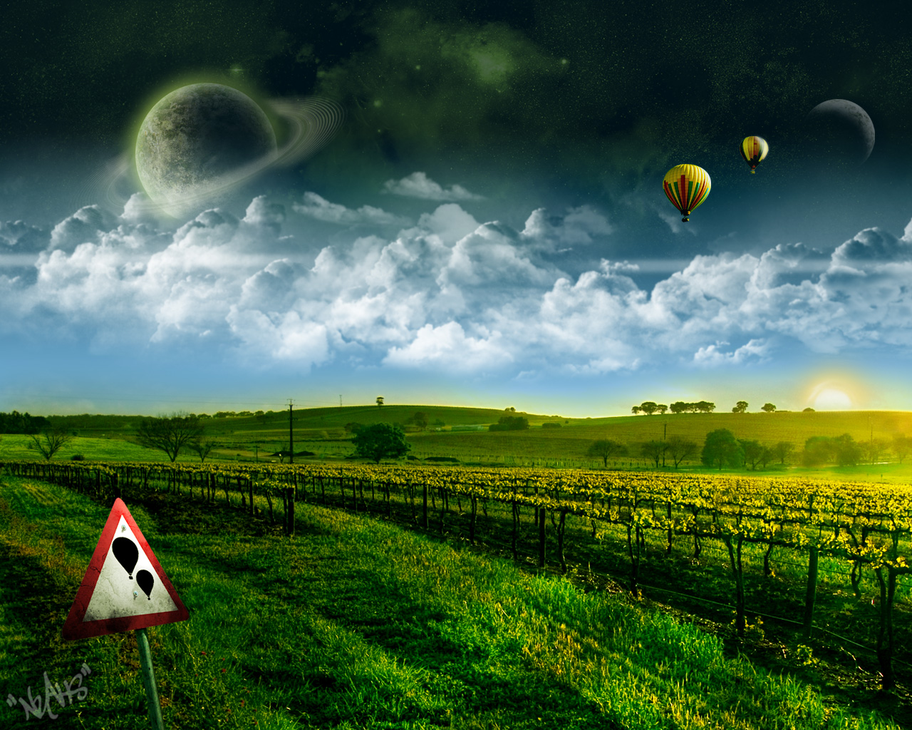 1514010 скачать обои пейзаж, воздушный шар, планета, земля/природа, мечтательный мир - заставки и картинки бесплатно