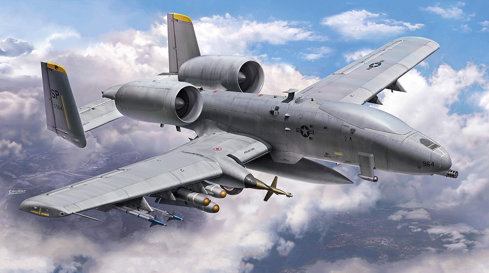 Laden Sie das Flugzeuge, Militär, Düsenjäger, Fairchild Republic A 10 Thunderbolt Ii, Kampfjets, Kampfflugzeug-Bild kostenlos auf Ihren PC-Desktop herunter