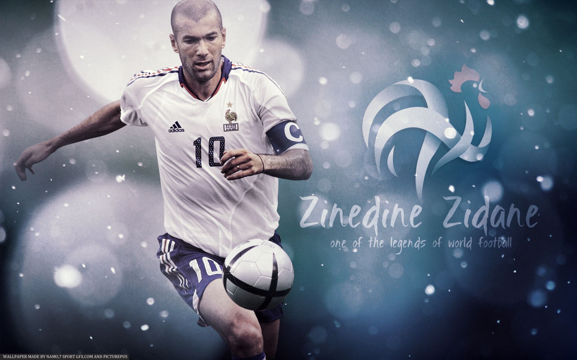Téléchargez des papiers peints mobile Des Sports, Football, Zinedine Zidane, Équipe De France De Football gratuitement.