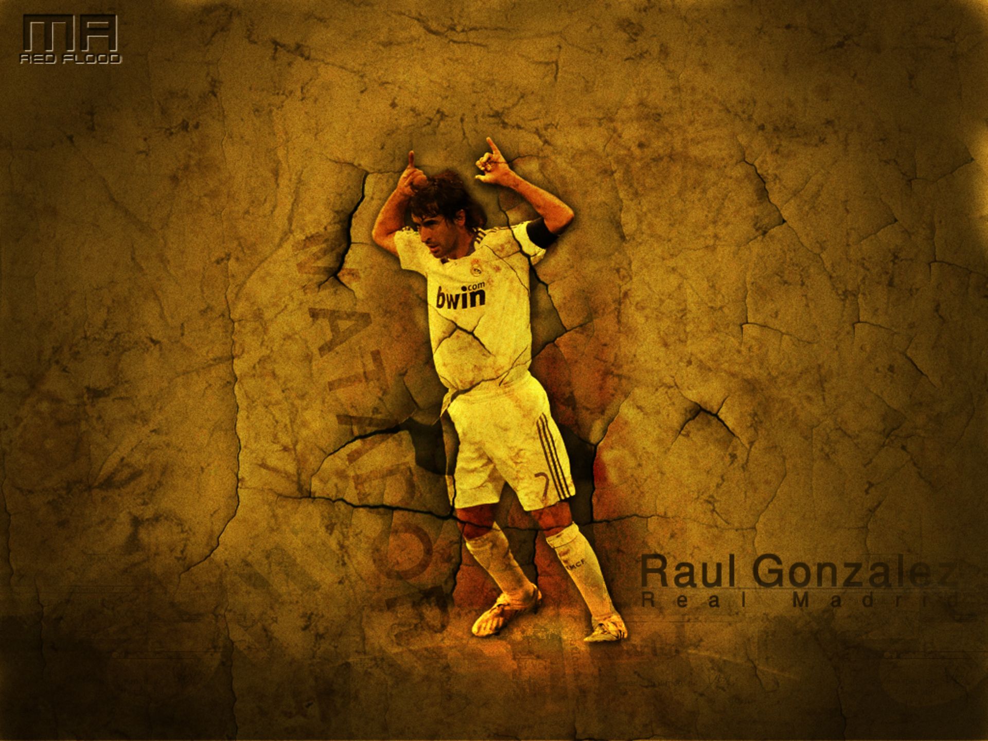 Download mobile wallpaper Sports, Soccer, Real Madrid C F, Raúl González Blanco for free.