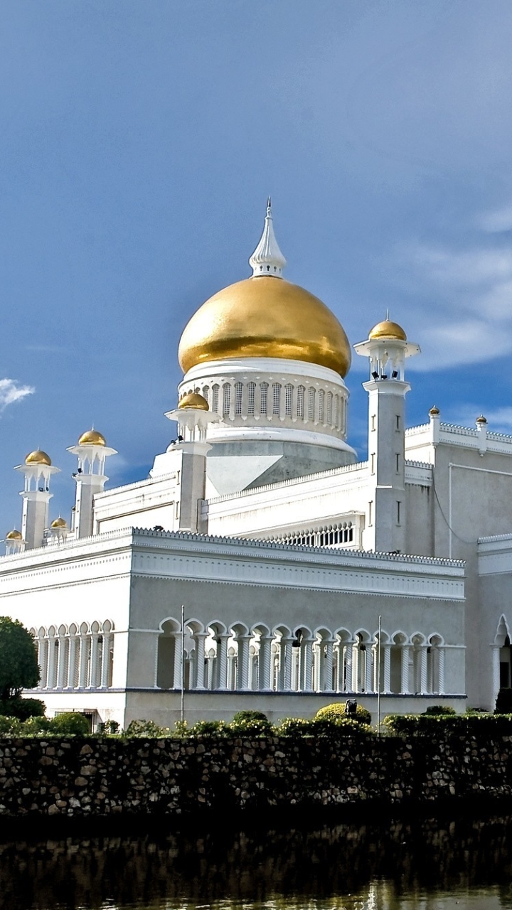 1135301 Bildschirmschoner und Hintergrundbilder Sultan Omar Ali Saifuddin Moschee auf Ihrem Telefon. Laden Sie  Bilder kostenlos herunter