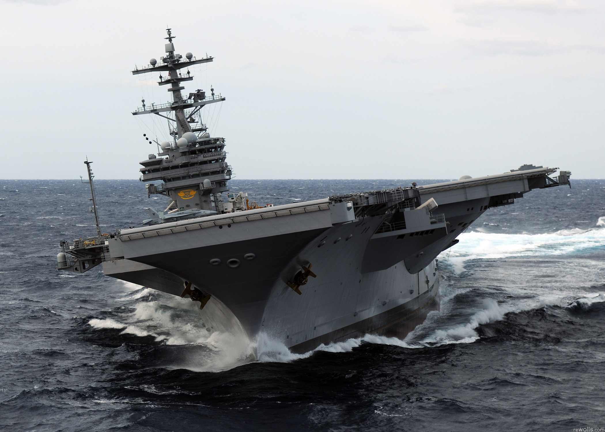 Download mobile wallpaper Military, Uss George H W Bush (Cvn 77) for free.