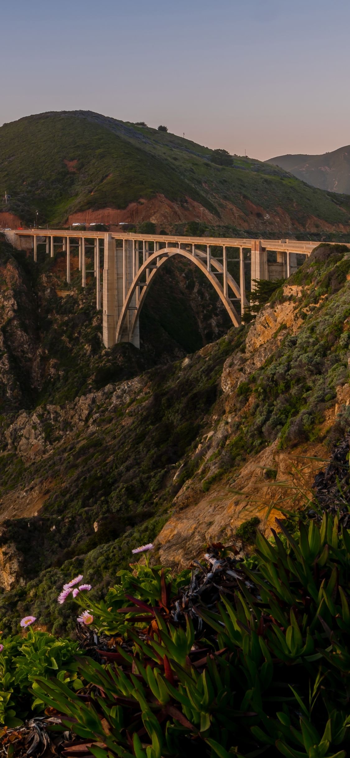 Скачать картинку Мосты, Мост, Калифорния, Сделано Человеком, Мост Биксби Крик в телефон бесплатно.