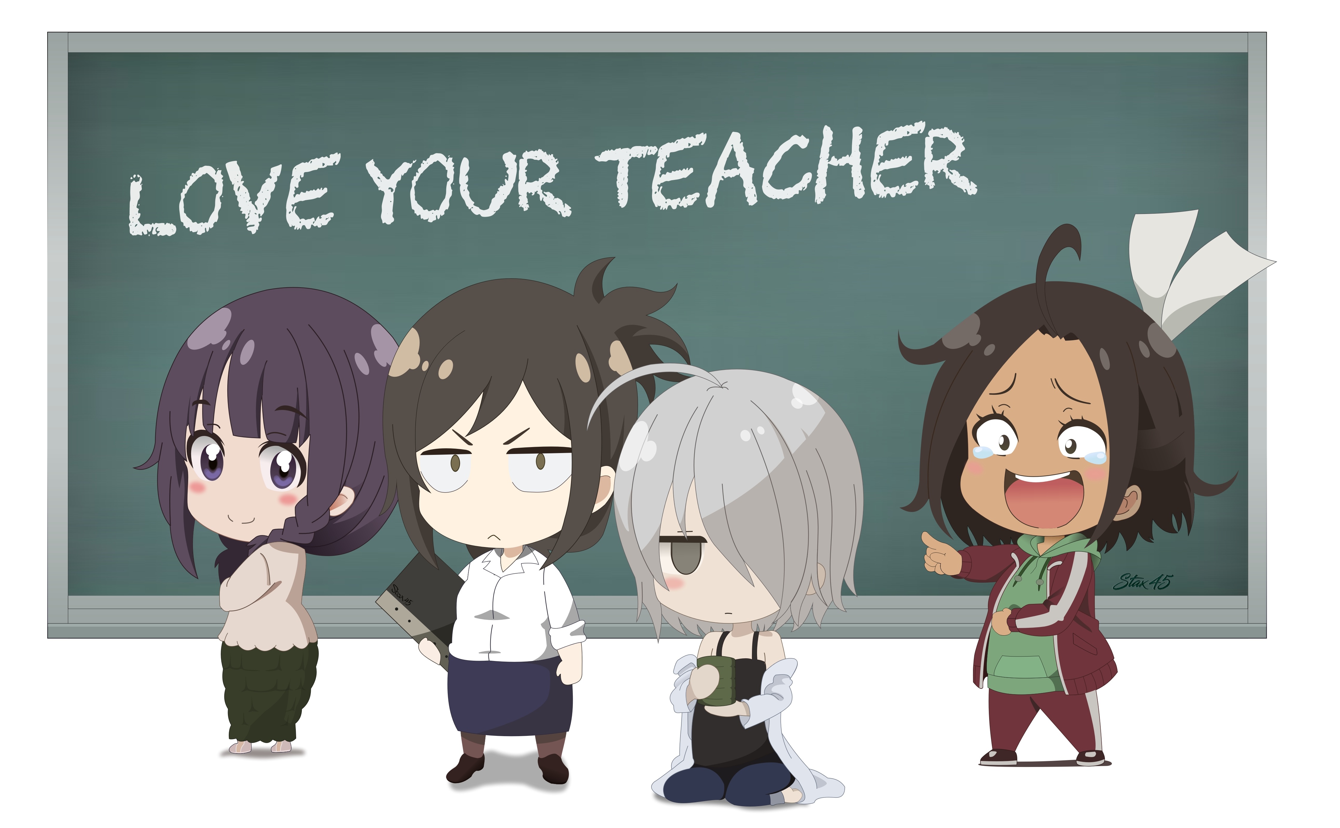 anime, why the hell are you here teacher!?, chizuru tachibana, hikari hazakura, kana kojima, mayu matsukaze