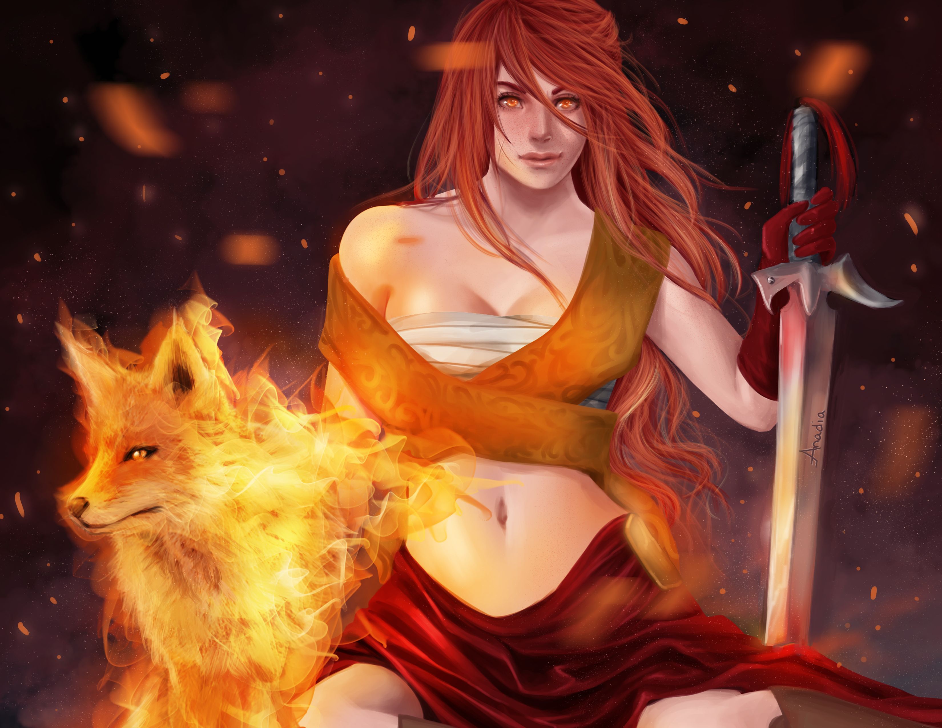 Free download wallpaper Fantasy, Women Warrior on your PC desktop