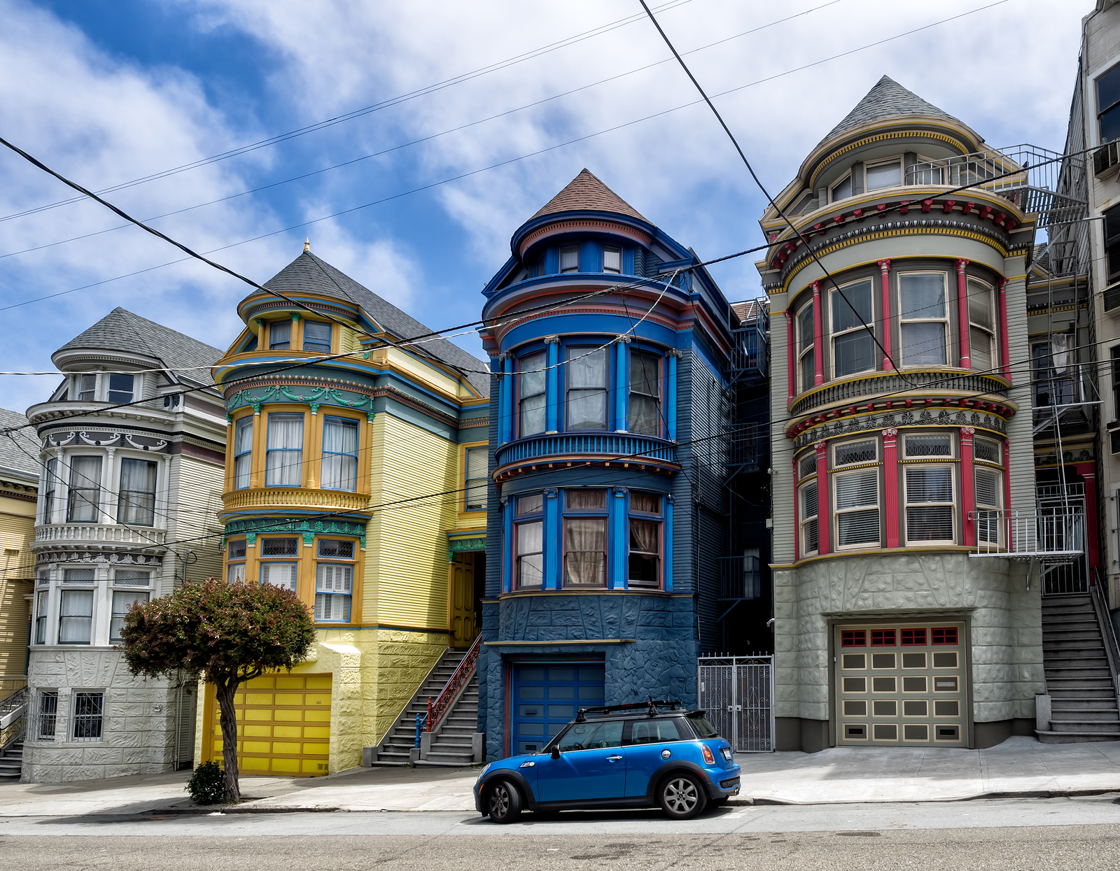 Download mobile wallpaper House, Colorful, Man Made, Victorian, Painted Ladies for free.