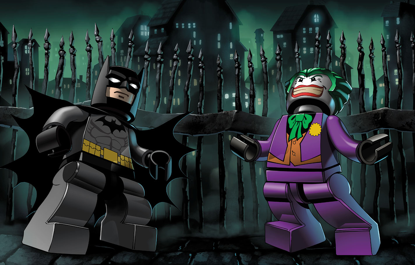 Скачати мобільні шпалери Lego Batman: Відеогра, Лего, Бетмен, Джокер, Відеогра безкоштовно.