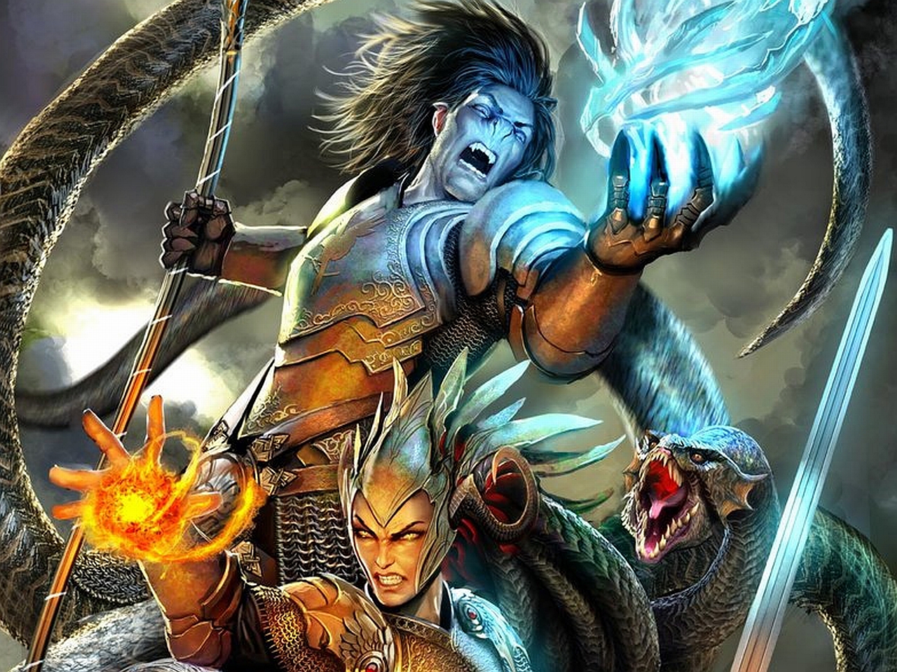 Free download wallpaper Fantasy, Warrior on your PC desktop