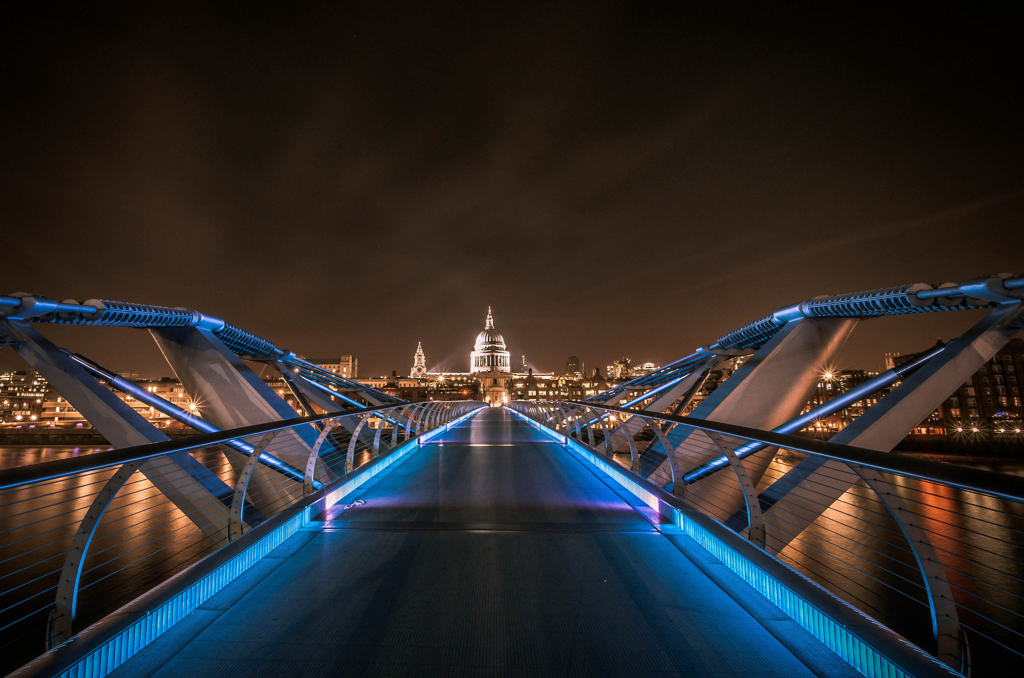 man made, millennium bridge, london, bridges
