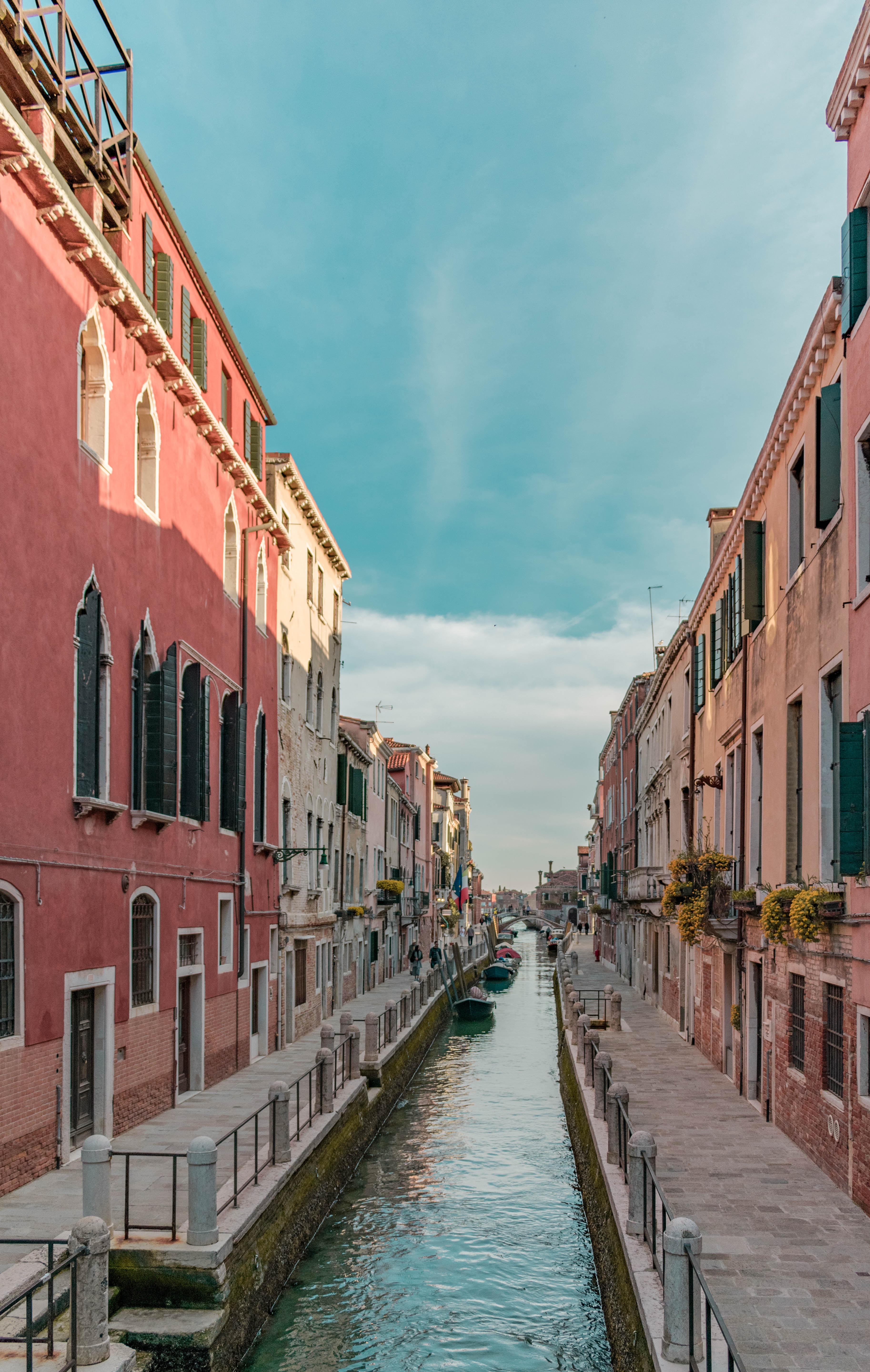 100889 скачать обои венеция, италия, города, здания, улица, канал - заставки и картинки бесплатно