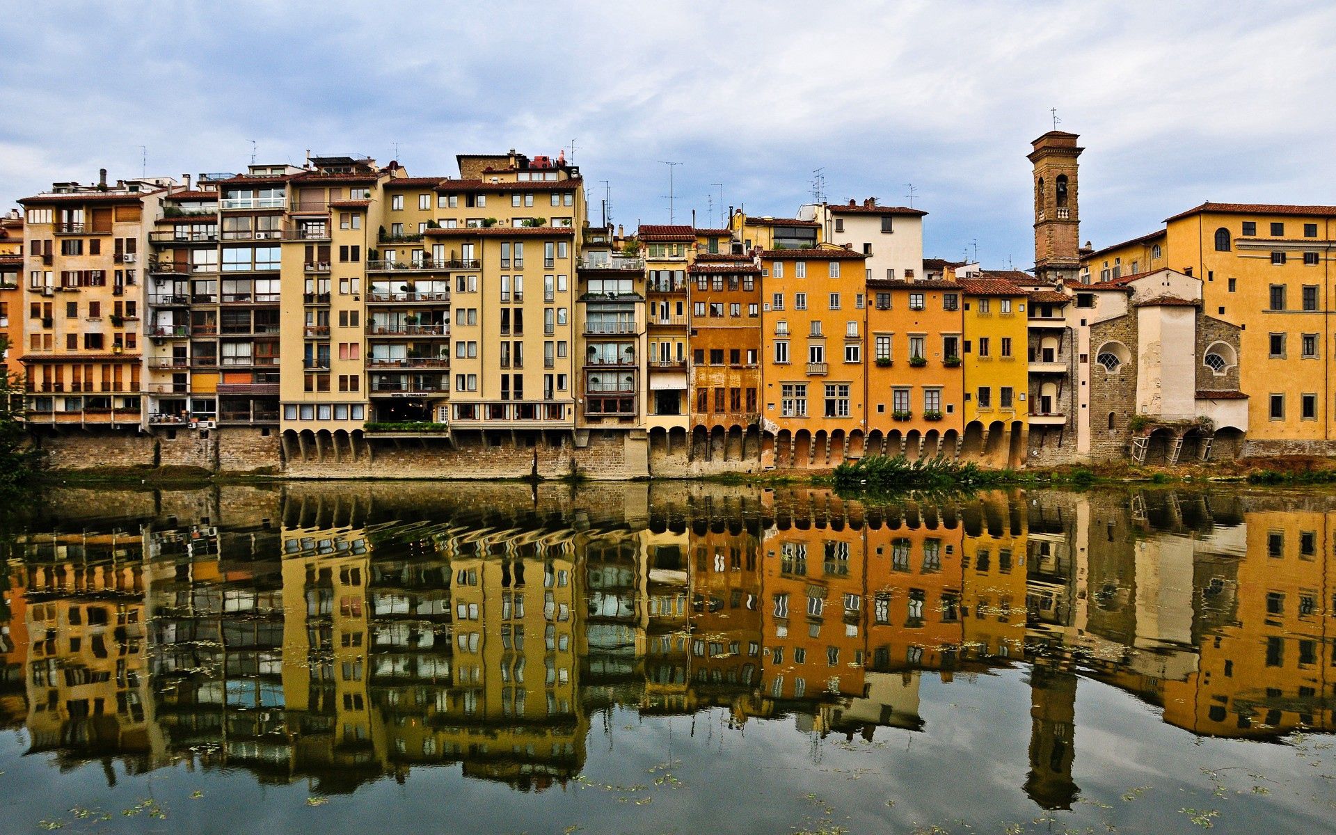 Free download wallpaper Cities, Rivers, Building, Reflection, Street on your PC desktop