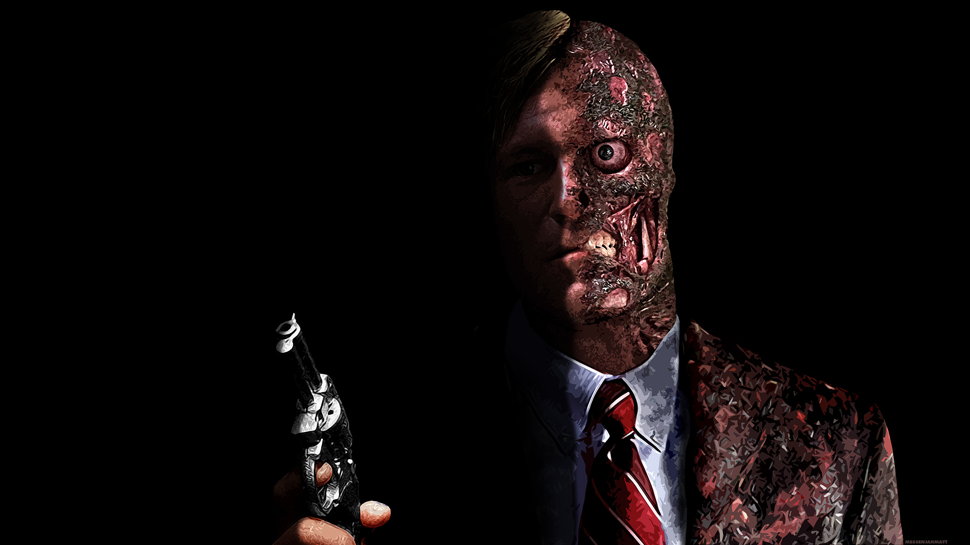 Download mobile wallpaper Two Face, The Dark Knight, Batman, Movie for free.