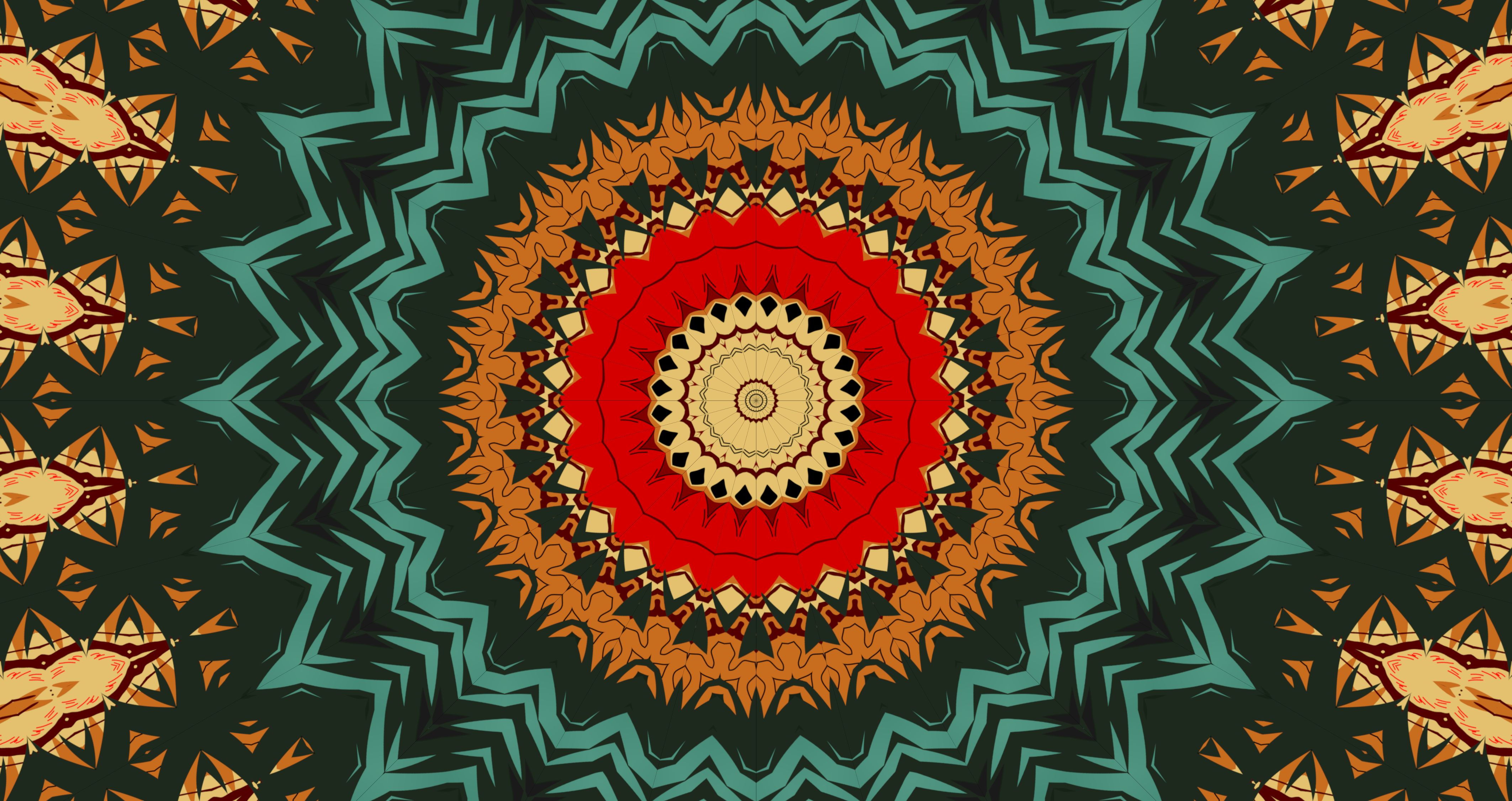 Free download wallpaper Abstract, Pattern, Kaleidoscope on your PC desktop